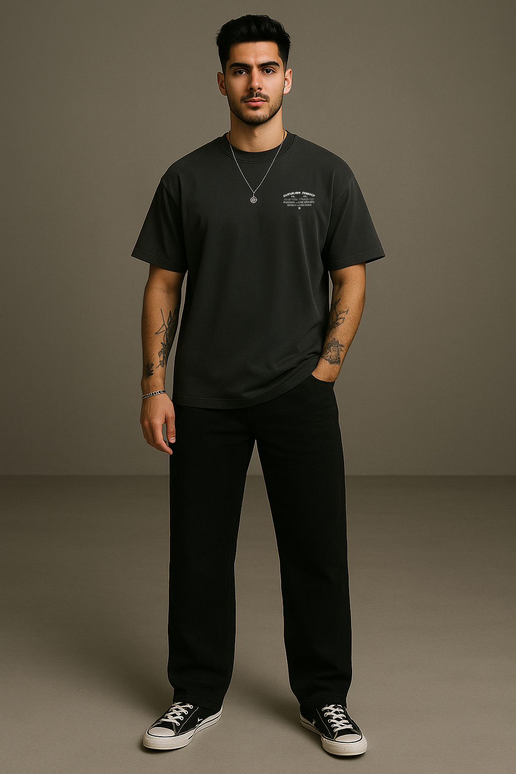 DAVIAN MIRO Arts State Oversized Tee