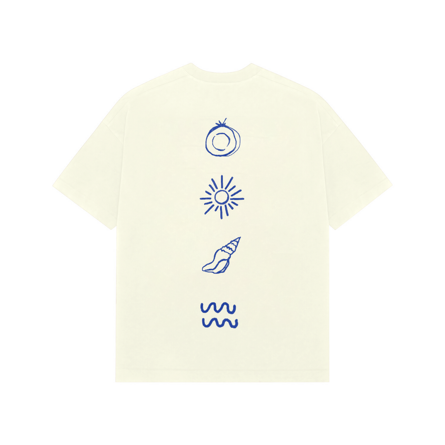 Tides & Symbols Oversized Graphic Tee