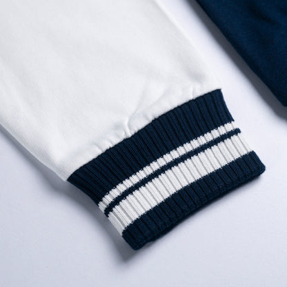 Classic Varsity Jacket with Embroidered Logo
