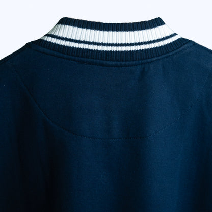 Classic Varsity Jacket with Embroidered Logo