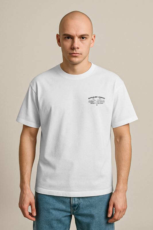 DAVIAN MIRO Arts State Oversized Tee - White